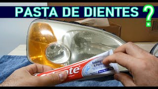 Funciona la pasta de dientes para pulir faros delanteros [upl. by Ojeillib992]