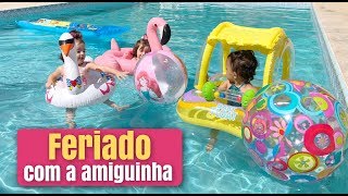 DIA DE PISCINA  Jéssica e as Gêmeas [upl. by Adnanref]