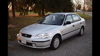 SOLD 1996 Honda Civic Ferio EK3 Japan Import Walkaround [upl. by Assirem909]