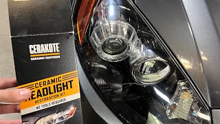 Cerakote headlight restoration kit works [upl. by Oberstone757]