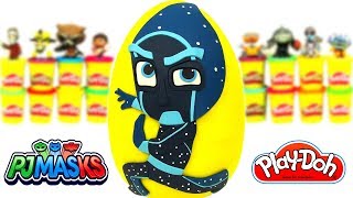 Pijamaskeliler Gece Ninjası Sürpriz Yumurta Oyun Hamuru PJ Masks Oyuncakları [upl. by Imena]