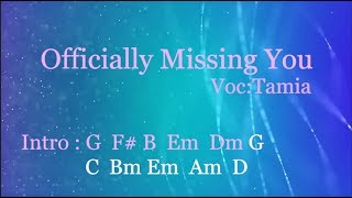 Tamia  Officially Missing You  Lyrics  Chord [upl. by Innes]