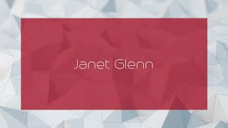 Janet Glenn  appearance [upl. by Aisetal537]