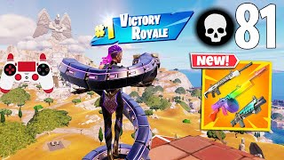 81 Elimination Solo Vs Squads Gameplay Wins NEW Fortnite Season 2 PS4 Controller [upl. by Ellard]