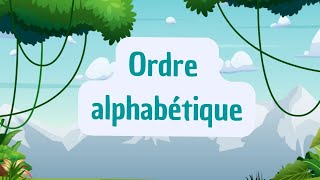 Ordre alphabétique  Jeu éducatif [upl. by Nomra]