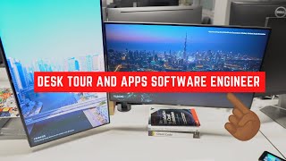 DESK TOUR AND APPS I USE AS SOFTWARE ENGINEER  2020 [upl. by Alviani]