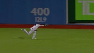 Ellsbury covers a ton of ground to rob Goins [upl. by Caruso]