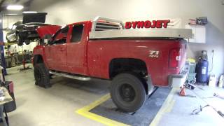 2012 Silverado 2500HD 60L on the dyno at SMG Motoring Inc for tuning by Fred Jr [upl. by Raseac]