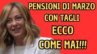 quotCedolino Pensioni Le Novità di Marzo tra Risparmi e Nuove Tassequot [upl. by Ddet]