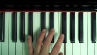 F Sharp G Flat Major Scale on piano [upl. by Chard]