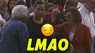 Nancy Pelosi is arguing with Donna Brazile at the Kamala Harris defeat speech [upl. by Anma424]