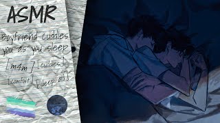 M4M ASMR  Boyfriend cuddles you as you sleep comfort sleep aid cuddles [upl. by Aoh]