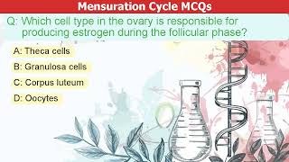 Menstruation Cycle MCQs Test Your Skills menstruation MCQs womenhealth [upl. by Kuhn]