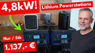 Nur 1137 €Stk WOHNMOBIL LITHIUM HÄRTETEST Liontron Bosswerk 4800 W Powerstation 2024 [upl. by Ame167]