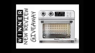 WINNER  STARFRIT CONVECTION OVEN AIR FRYER REVIEW GIVEAWAY  Connies RAWsome kitchen [upl. by Cassy]