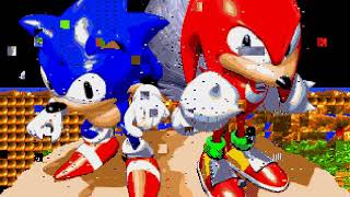 Corrupted Sonic And Knuckles 1 using RTC AUDIO WARNING [upl. by Onairam186]