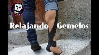 2 Formas para Relajar Gemelos con Kinesiotape [upl. by Gabrila]