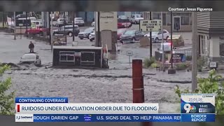 Ruidoso under evacuation orders due to flash flood [upl. by Hayouqes377]