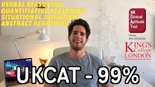 HOW I SCORED IN THE 99TH PERCENTILE ON THE UCAT EVERYTHING YOU NEED TO KNOW  KharmaMedic [upl. by Bernie799]