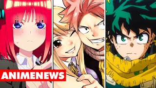 AnimeNews FAIRY TAIL SEQUEL DATA UFFICIALE｜FINISCE MY HERO ACADEMIA PER SEMPRE｜NOVITÁ TQQ [upl. by Abebi]