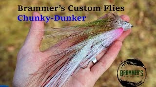 Fly Tying Brammers ChunkyDunker  PikeMusky Fly [upl. by Chipman487]