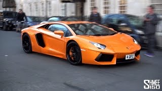 Lamborghini Aventador in Rare Arancio Atlas Orange [upl. by Addison986]