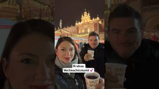 Krakau Weihnachtsmarkt 💕😳😱krakau polen weihnachtsmarkt weihnachten poland [upl. by Labotsirhc]