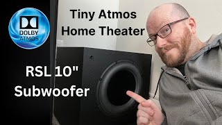 Ep 6 RSL Speedwoofer 10S MKII  Tiny Atmos Home Theater [upl. by Llenad]