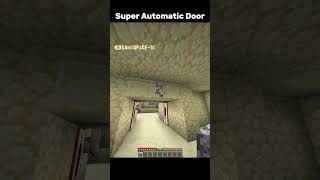 Minecraft Super Automatic Door 🚪 💀  Minecraft Moment  GameSpace18 [upl. by Ainoet]