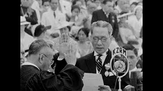 MUTE Sergio Osmeña takes his Oath of Office as Vice President November 15 1935 [upl. by Esaele117]