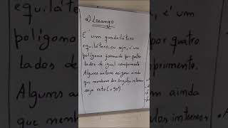 EJA 20242  7a Série  Aula 42  Geometria  Quadriláteros  Paralelogramo  Losango [upl. by Gage]