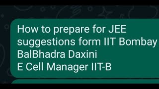 balbhadra daxini iit bombay bhopal topper 2019 jee main b arch e cell manager iit bombay iit iitb [upl. by Florance]