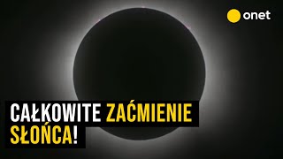 Całkowite zaćmienie Słońca w Ameryce Północnej [upl. by Htabazile]