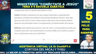 TEMA  5 19 10 2024 ESCUELA SABÁTICA PARA ADULTOS LECCIÓN  4 TESTIGOS DE CRISTO COMO MESÍAS CORTES [upl. by Gert18]