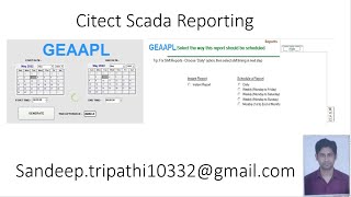 HOW GENERATE REPORT IN CITECT SCADA with Start amp End Date amp Time in excel [upl. by Leroj691]