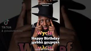 Happy 55th Birthday to Wyclef JeanBorn Oct 17 1969He is a rapper musician and actor [upl. by Meggi]