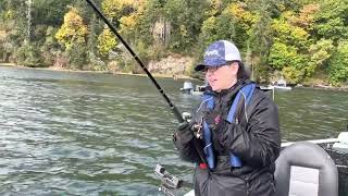 Salmon Coho Fishing at Reedsport Oregon by HoodiniOutdoorProductions [upl. by Atnuhs646]