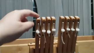 How weaving Overshot works on my loom  part 1 [upl. by Barrett]