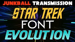 History of Star Trek Fonts [upl. by Alberto]