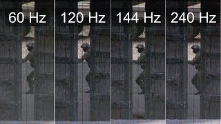 Slow motion 240Hz vs 144Hz vs 120Hz vs 60Hz  CSGO [upl. by Beasley]