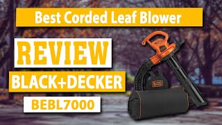 BLACKDECKER BEBL7000 3in1 Electric Leaf Blower Leaf Vacuum Mulcher Review [upl. by Hephzipah411]