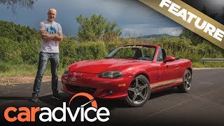 Miataland  Where Japanese pride meets Italian passion  A CarAdvice Feature [upl. by Drucy]