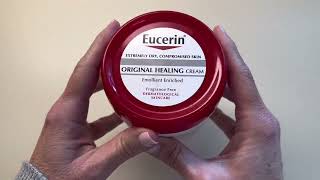 Live review of Eucerin emollient rich skin cream [upl. by Spiro715]