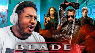 First Time Watching BLADE Shocked Me With Cheesiness Gore [upl. by Assyn]