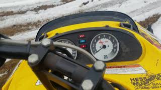 2002 Skidoo MXZ 600 [upl. by Ymmas]