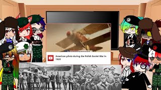 countryhumans react to American pilots during the Polish Soviet War in 1920 [upl. by Flann]