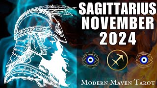 SAGITTARIUS NOVEMBER TAROT A Spiritual Awakening Answer The Wakeup Call Within [upl. by Anavlys]