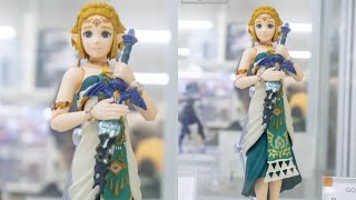 New Legend of Zelda tears of the kingdom Zelda action figure on display Good Smile Company [upl. by Landon]