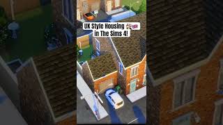 UK homes in the Sims 🇬🇧🏡  Sims4Build SimsShorts TheSims4 Sims4Game GamerBoy [upl. by Schluter]