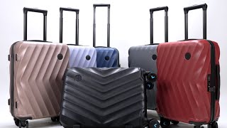 BAGSMART GLOBETROTTER 20quot HARDSIDE ROLLING CARRYON STYLISH SUITCASE [upl. by Emerald388]